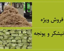 فروش ویژه کاه نیشکر و علوفه 